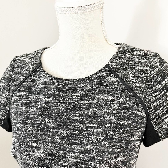 J. Crew Gray Tweed Skater Dress - Picture 2 of 9